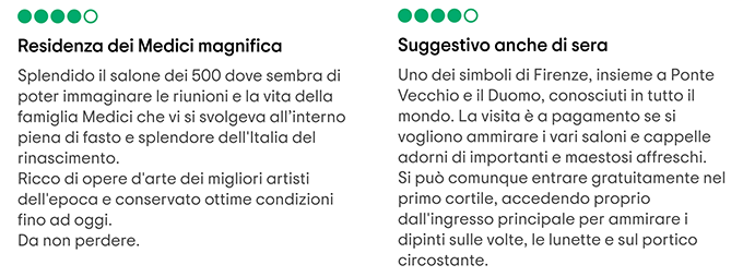Palazzo Vecchio recensioni