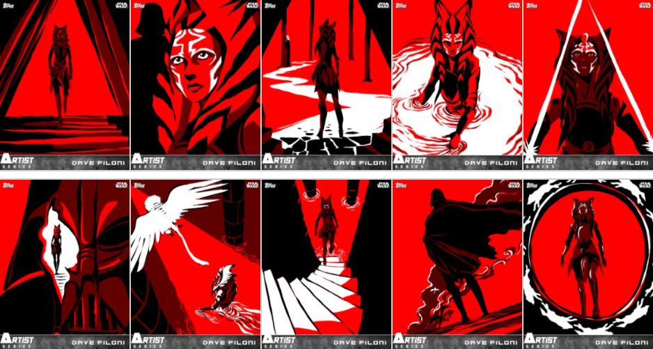 Le card disegnate da Dave Filoni