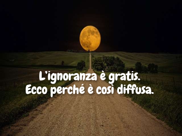 L’ignoranza è gratis. Ecco perché è così diffusa..