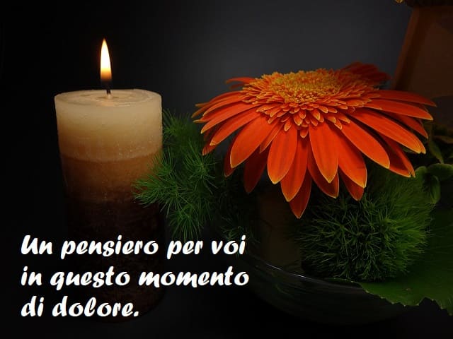 Un pensiero per voi in questo momento di dolore.