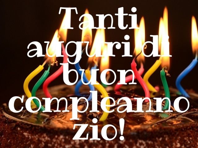 Tanti auguri di buon compleanno zio!