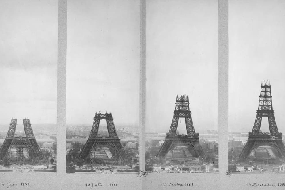 costruzione tour eiffel