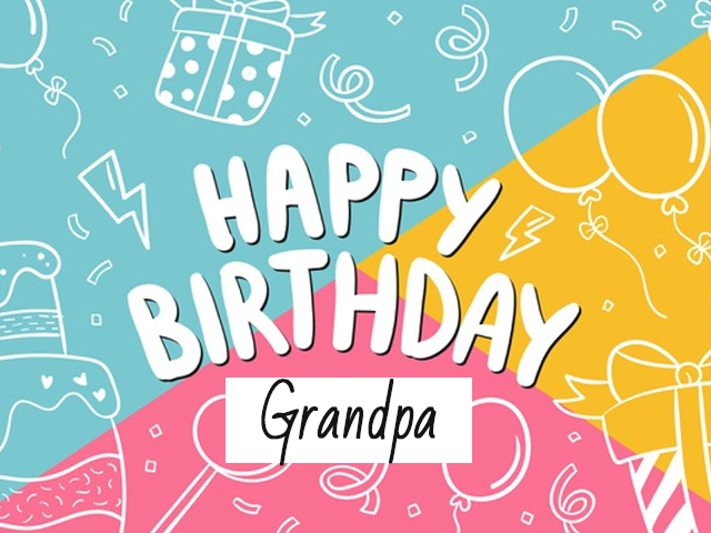 Happy Birthday nonno (Buon compleanno nonno)