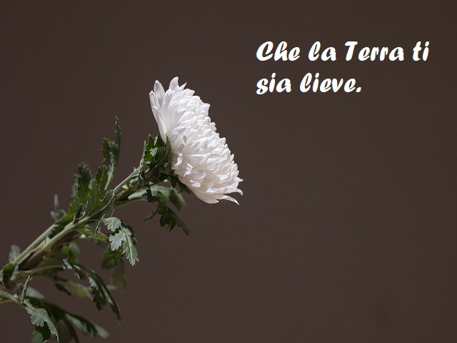 Che la Terra ti sia lieve.