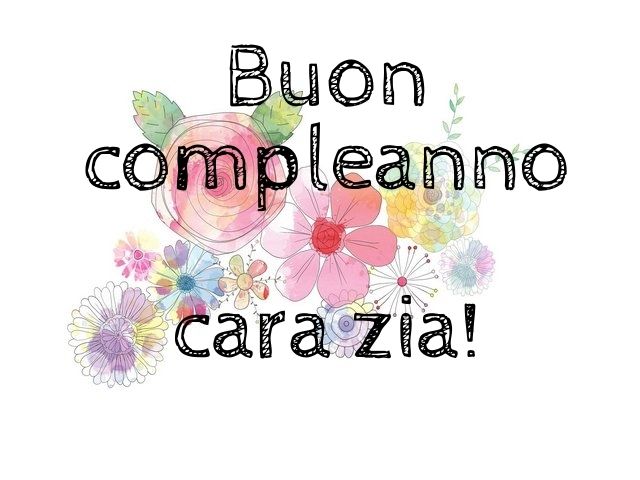 Buon compleanno cara zia!