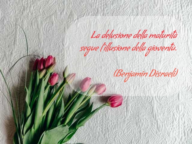 La delusione della maturità segue l’illusione della gioventù.(Benjamin Disraeli)
