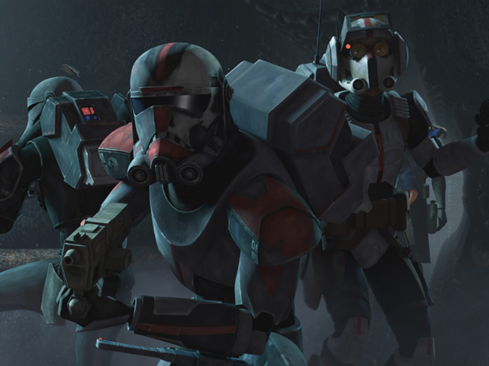 La Bad Batch in The Clone Wars