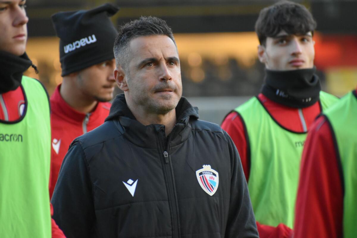 Foggia, Marchionni: "Momento delicato, dobbiamo reagire" - Immagine in evidenza: l'ex tecnico del Foggia, Marco Marchionni - crediti: foto di Luigia Spinelli (RIPRODUZIONE VIETATA)