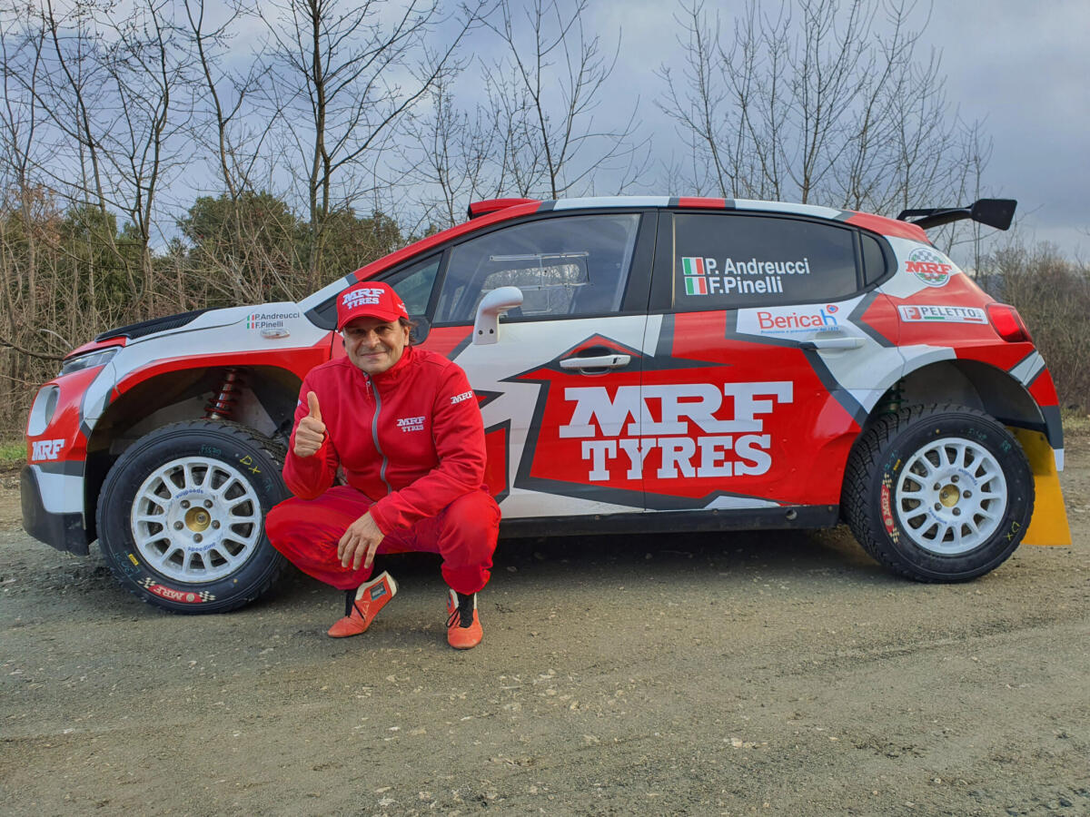 MRF Tyres sbarca in Italia con Andreucci - 