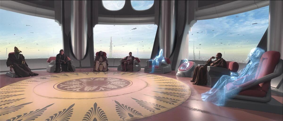 Ecco tutti i 12 e ultimi membri del Consiglio Jedi in Episodio III - Il Consiglio Jedi in Episodio III