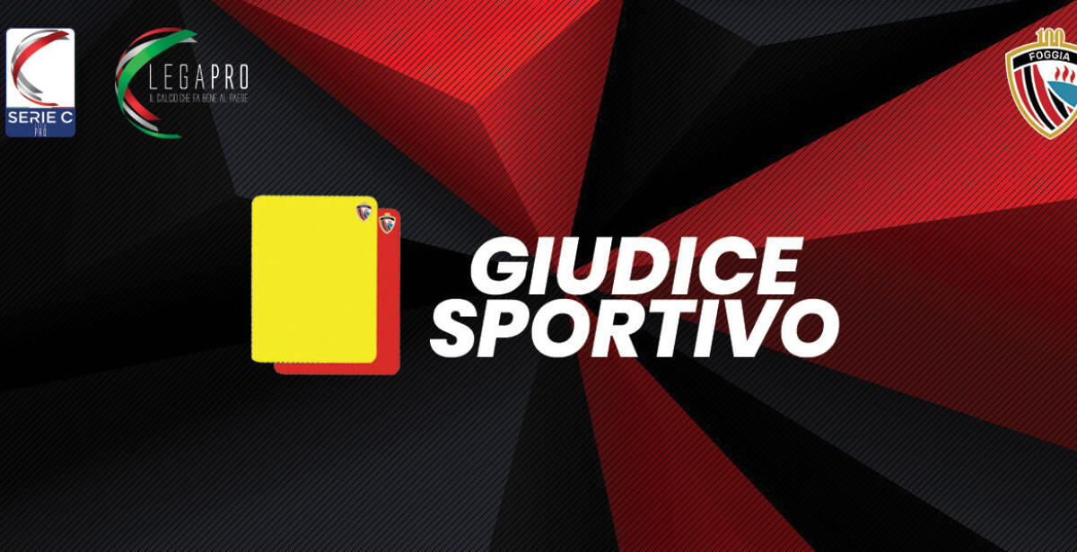 Foggia, Fumagalli squalificato. Ammenda al club - Crediti immagine in evidenza: sito ufficiale Calcio Foggia 1920