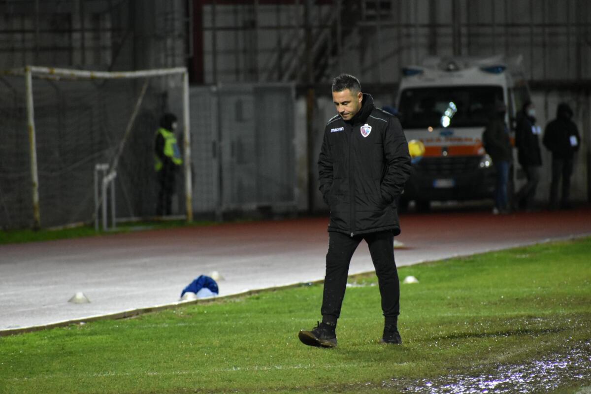 Foggia, Marchionni: "Buona prestazione, peccato per il risultato" - Immagine in evidenza: mister Marco Marchionni - crediti: foto di Luigia Spinelli (RIPRODUZIONE VIETATA)