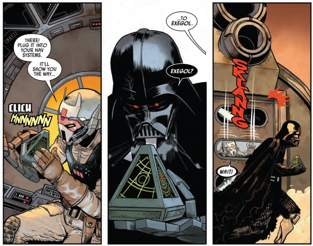 Estratto del numero 9 di Darth Vader 2020