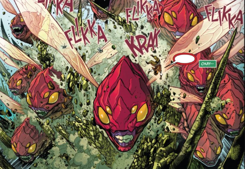 Uno sciame di Ridadi nel fumetto High Republic 1