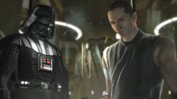 Vader  istruisce Galen nel piano per  la creazione della ribellione