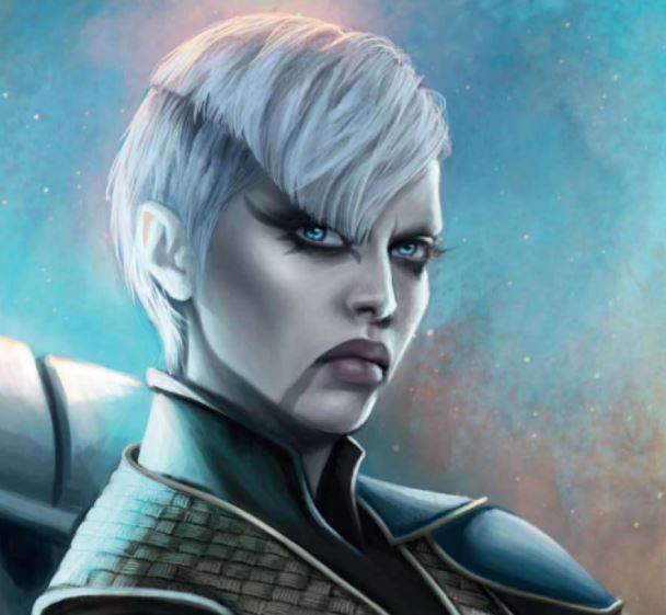Asajj Ventress nel periodo del romanzo