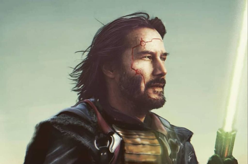 Fan art di Keanu Reeves che impersona Revan.Di: isatonic