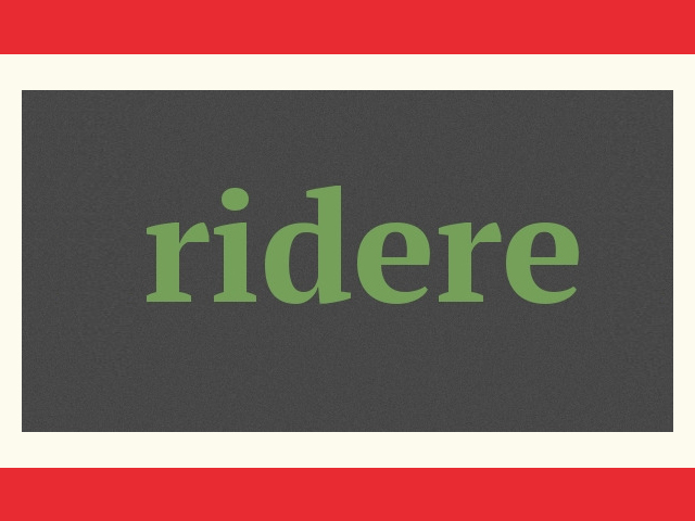 ridere è una cosa seria
