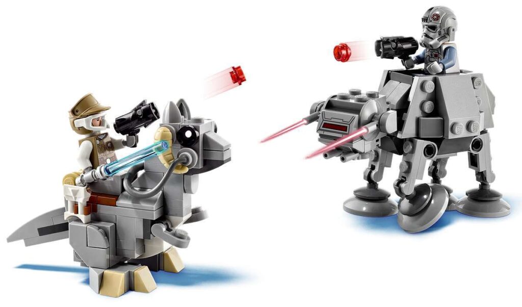 Set Lego Tauntaun vs At-st