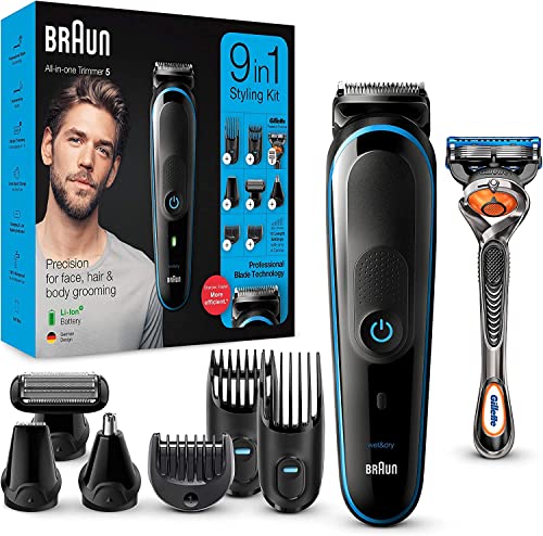 Rasoio elettrico per barba e capelli - Braun MGK5280 9 in 1