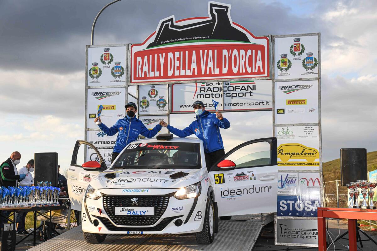 Baruffa podio in val d' Orcia - 