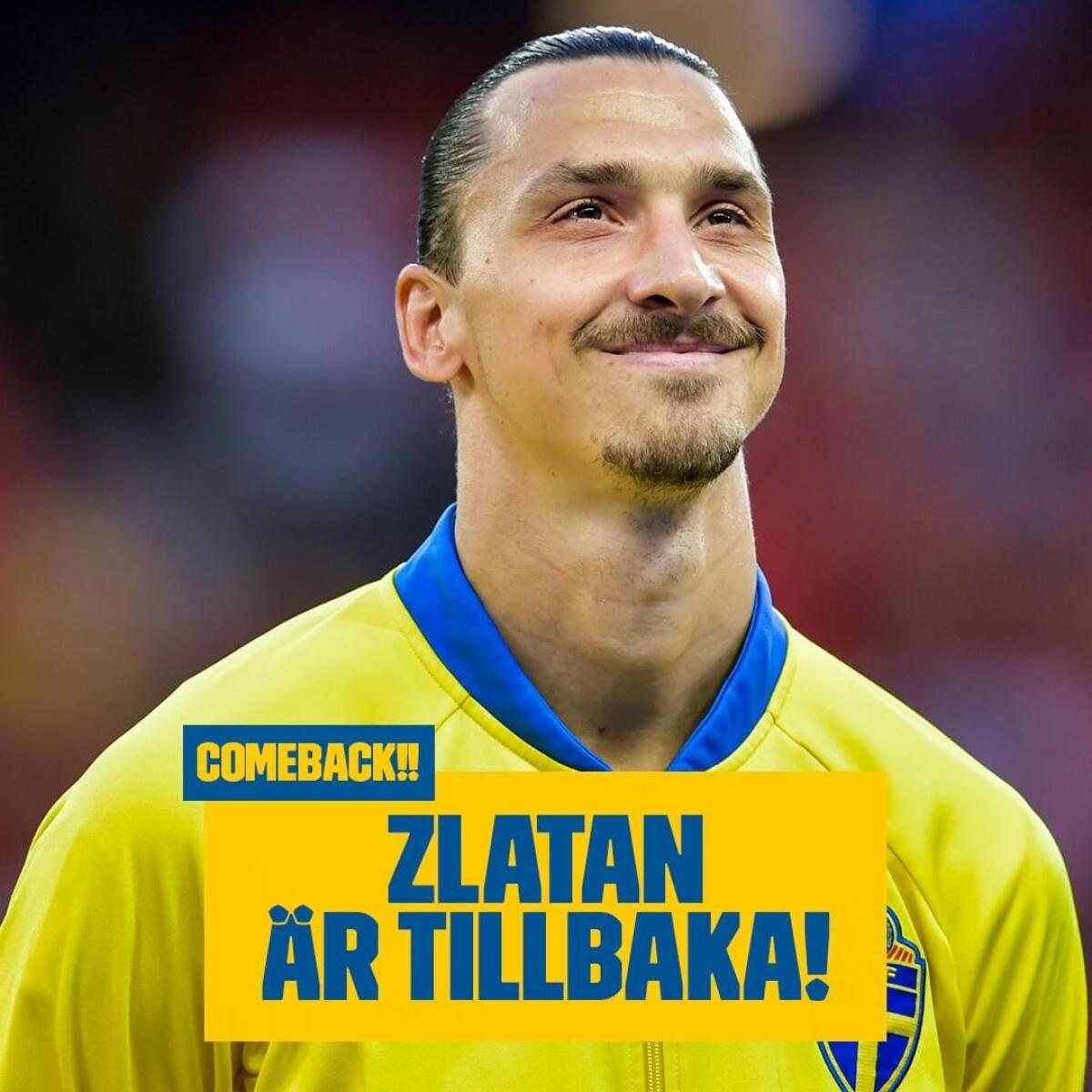 Svezia, Ibrahimovic torna in nazionale: ecco il post - 
