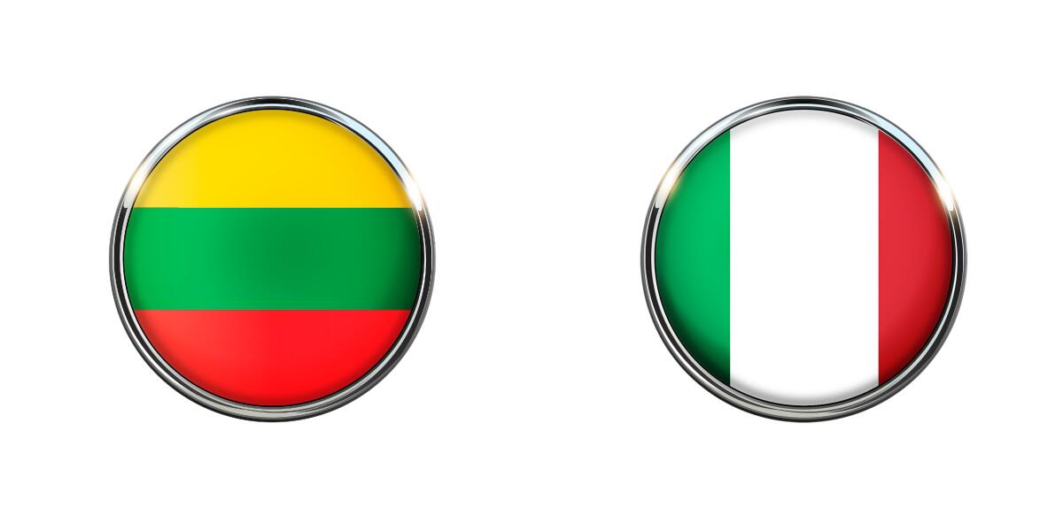 Qualificazioni Mondiali, stasera Lituania-Italia - Immagine in evidenza: Lituania-Italia - crediti di entrambe le foto: foto di DavidRockDesign da Pixabay
