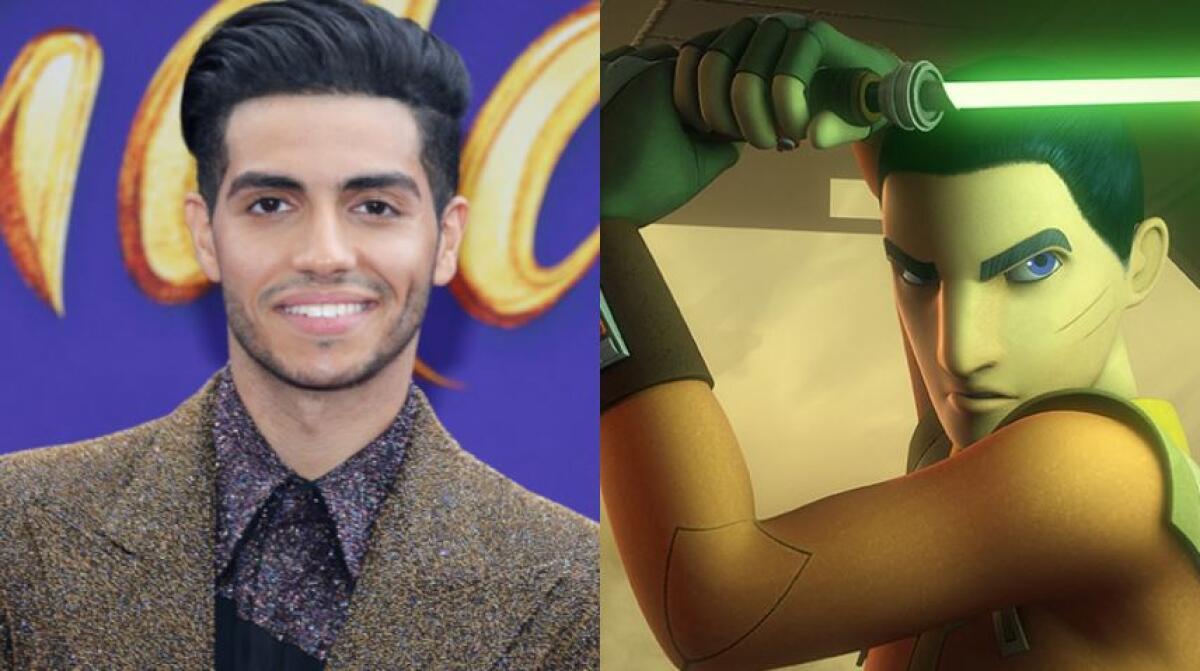 Mena Massoud interpreterà Ezra? L'attore stuzzica i fan con un indizio - Mena Massoud ed Ezra Bridger