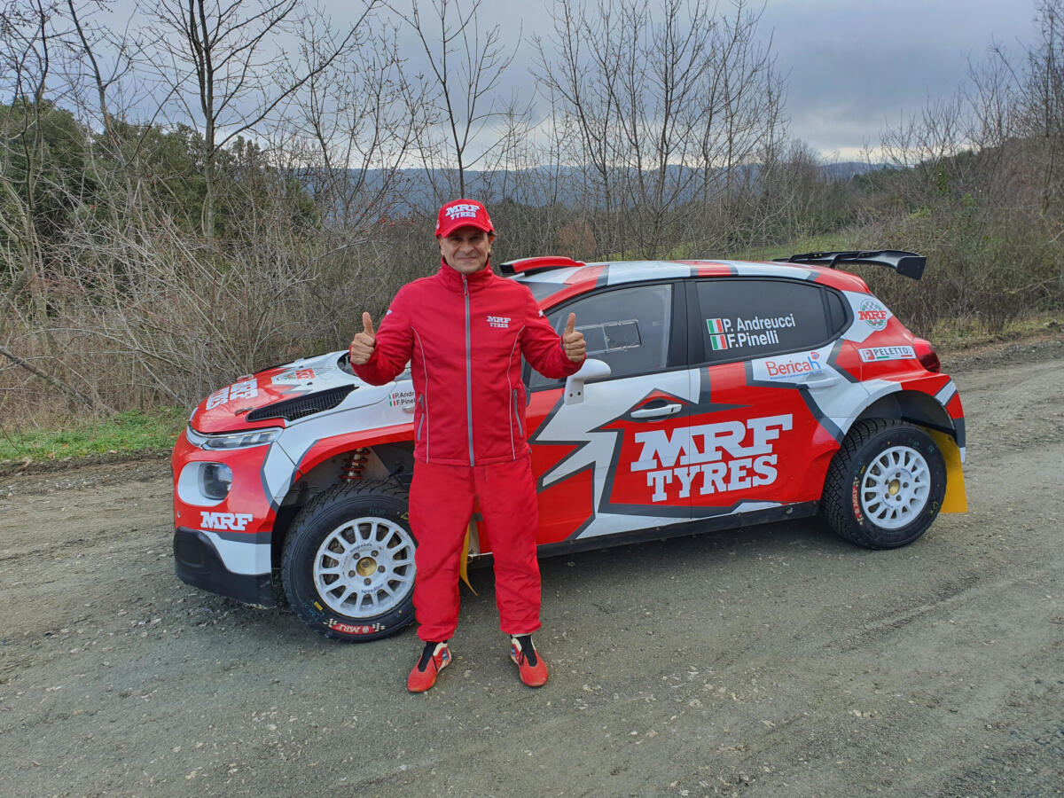 Andreucci gara test al Rally del Ciocco - 