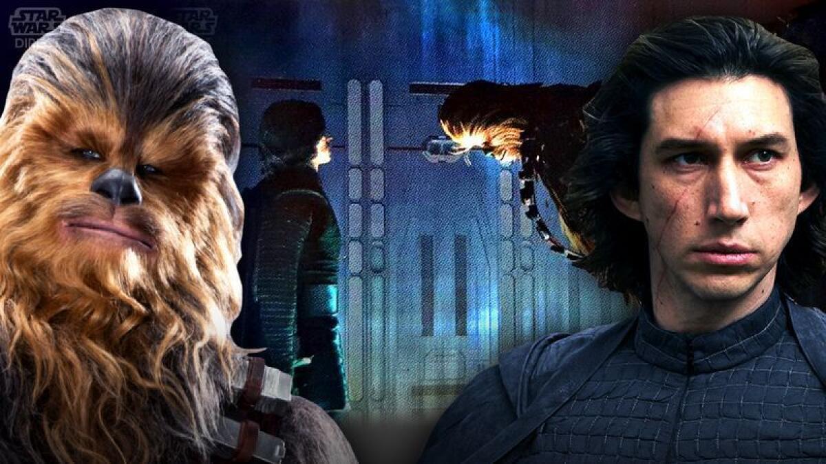 Episodio IX: la scena tagliata in cui Kylo Ren tortura Chewbacca - Kylo Ren e Chewbacca