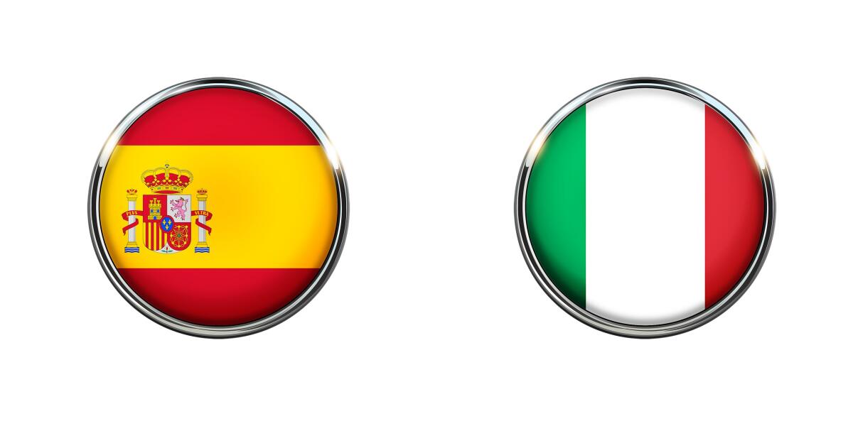 Europei U21, le formazioni ufficiali di Spagna-Italia - Immagine in evidenza: Spagna-Italia - crediti di entrambe le foto: foto di DavidRockDesign da Pixabay