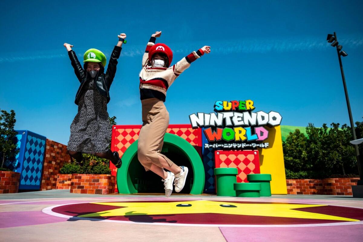 Super Nintendo World: il parco divertimenti ispirato a Super Mario - Credits: Philip Fong / Agence France-Presse