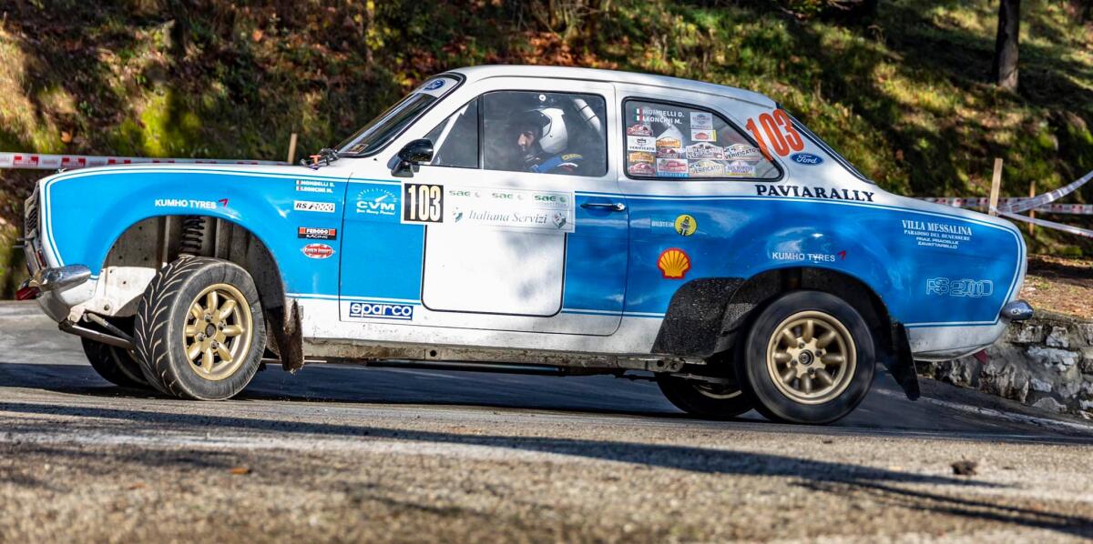 Mombelli-Leoncini al Rally val d'Orcia - 