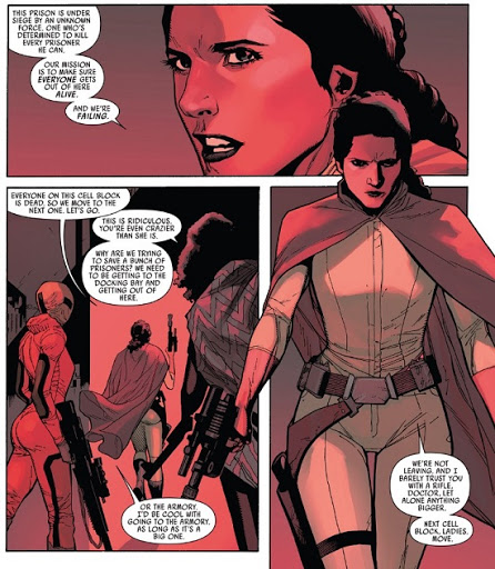 Leia, Sana Starros e Aphra
