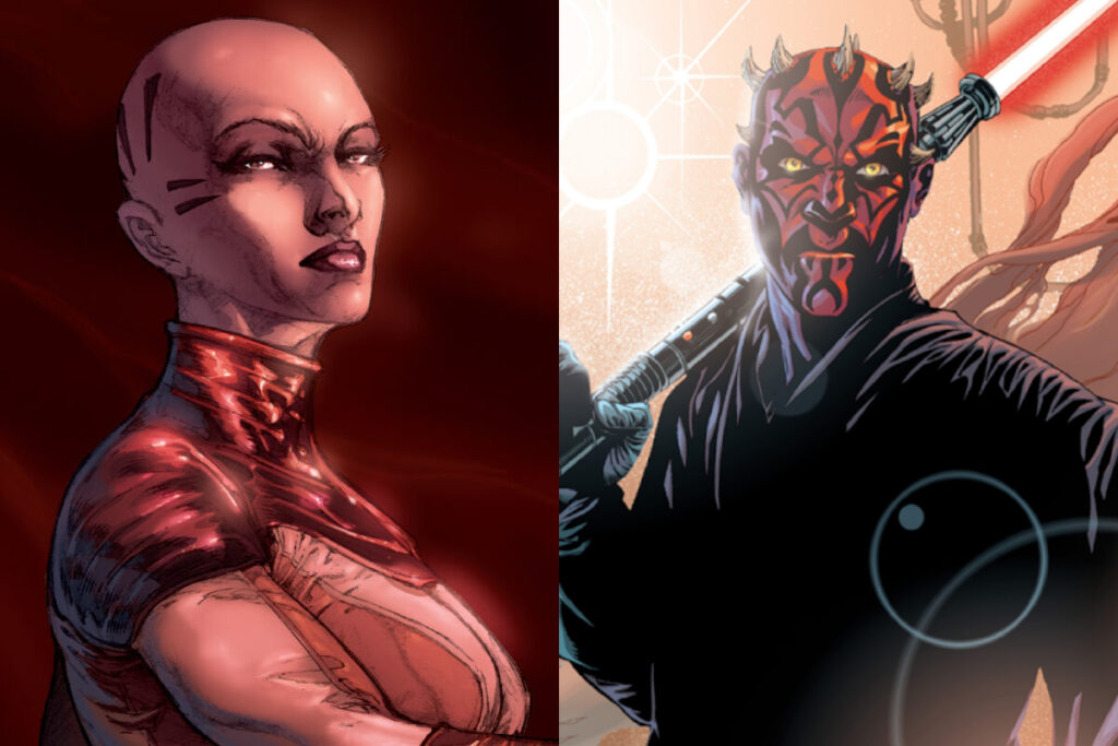 Ventress e Maul nei prodotti Legends
