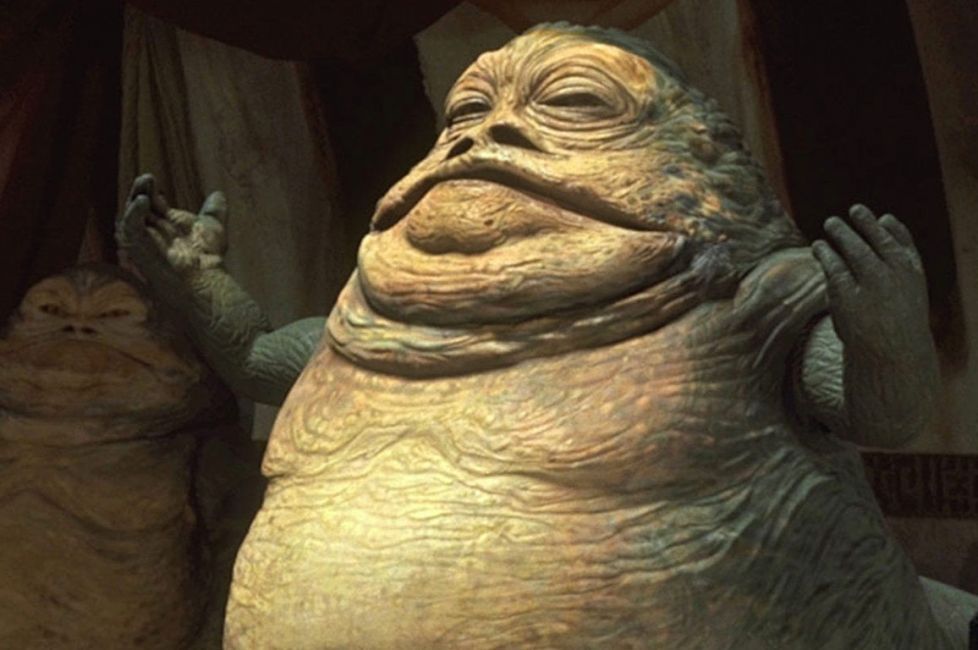 Gardulla e Jabba the Hutt ne "La Minaccia Fantasma".