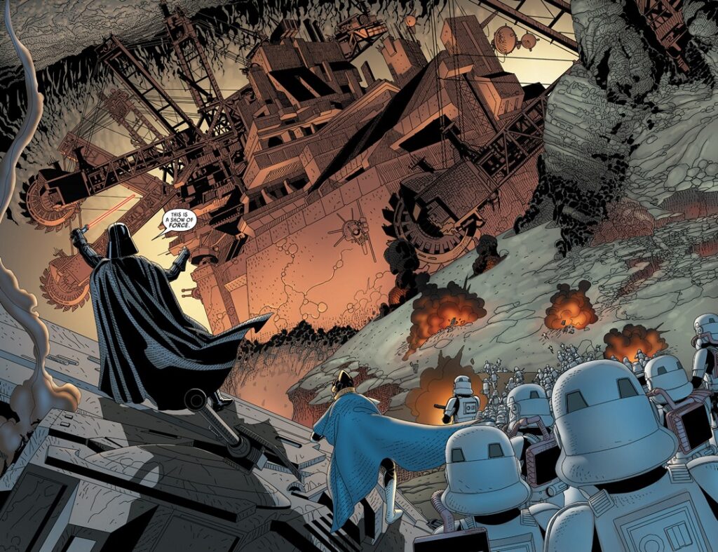 Darth Vader e la regina Trios su Shu-Torun