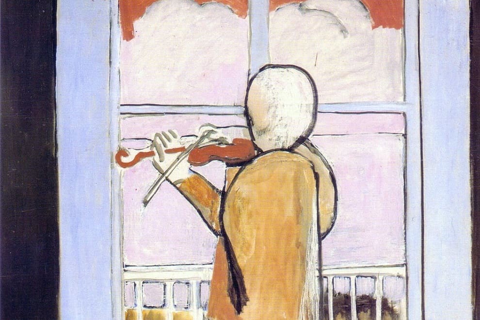 Il violinista alla finestra di Henri Matisse