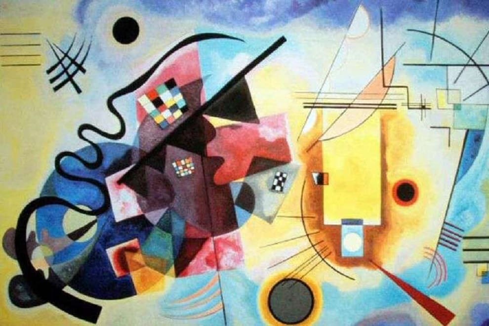 Giallo rosso e blu di Kandinsky