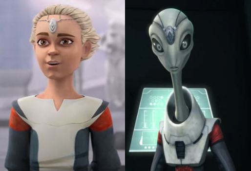 La piccola "Omega" con lo stesso abbigliamento di Nala Se