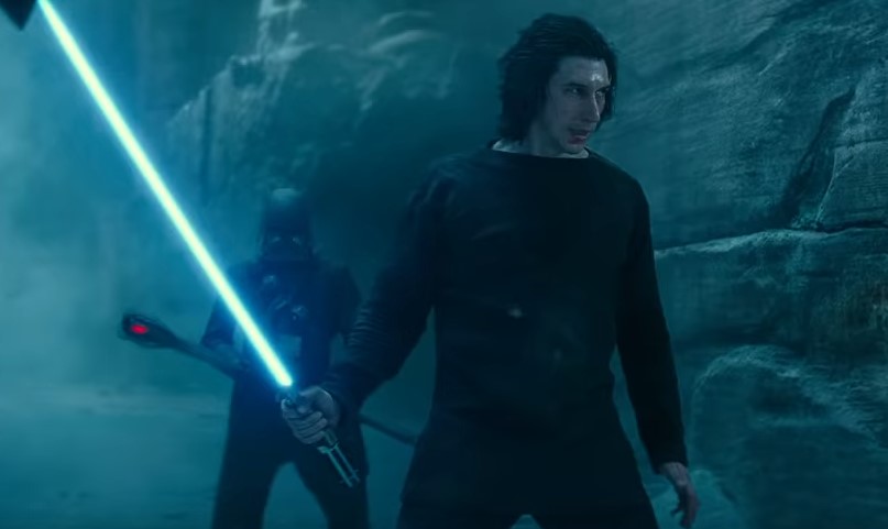 Ben con la spada laser di suo nonno