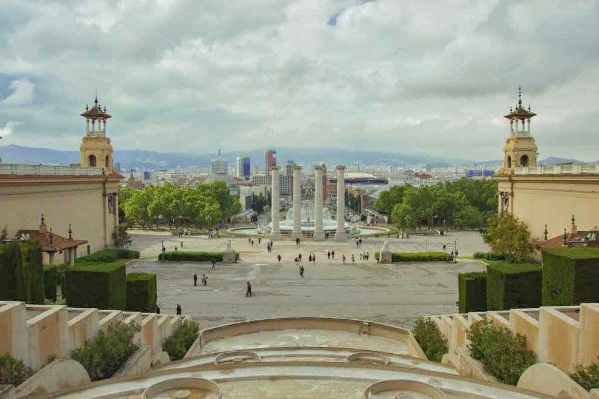 Montjuic, la panoramica collina di Barcellona tutta da scoprire - La vista dal Palau Nacional