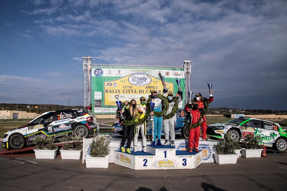 DE NUZZO E PASSASEO VINCONO IL 27°RALLY CITTÀ DI CASARANO. - 