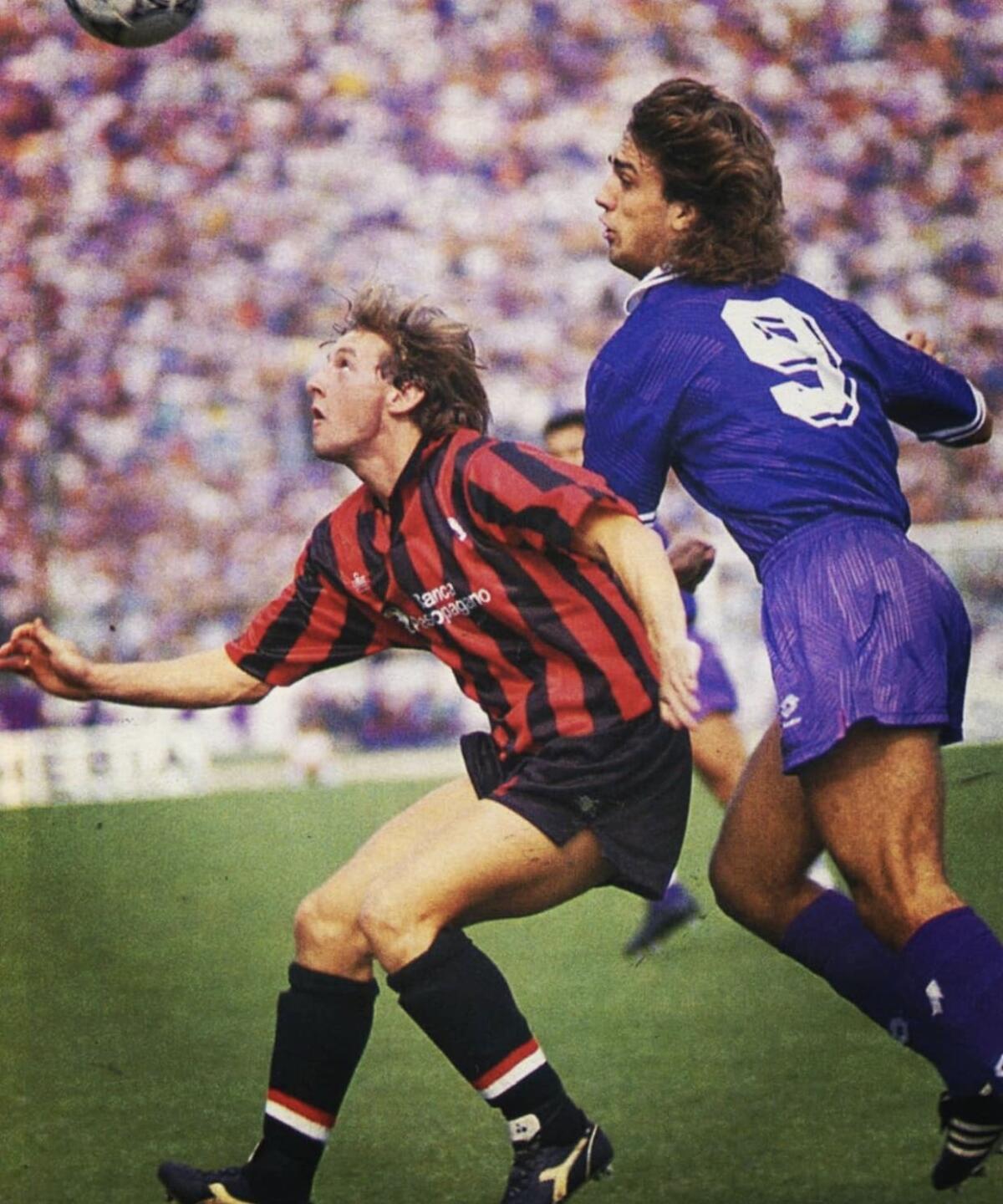 Foggia-Fiorentina quando BeppeGol affrontò Batigol - Foggia-Fiorentina, foto di Calcio Foggia 1920