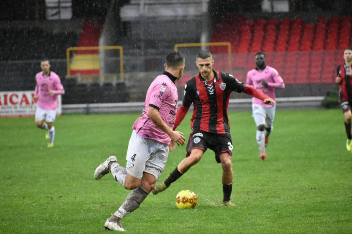 Palermo-Foggia, tutti i precedenti tra i club - Michele Rocca durante la sfida col Palermo. Foto di Luigia Spinelli