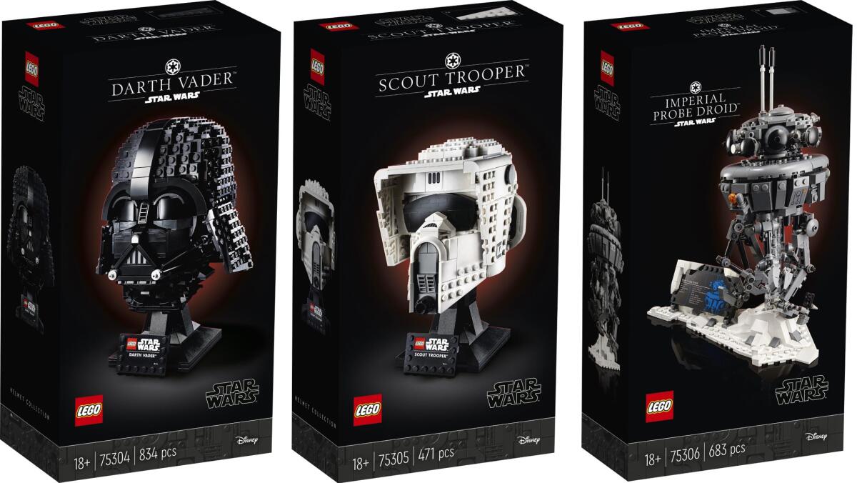 LEGO Star Wars: disponibili i nuovi splendidi caschi! (Link all'acquisto) - I set caschi LEGO Star Wars