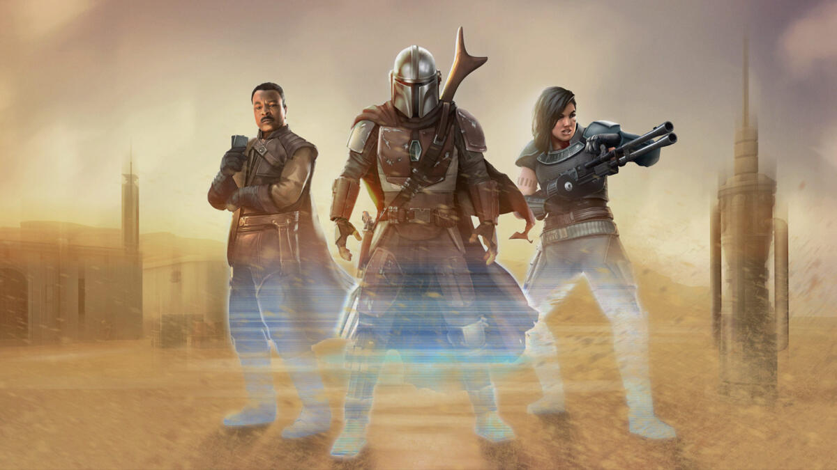 The Mandalorian: in sviluppo un videogioco della serie? - I personaggi di The Mandalorian nel gioco per mobile Galaxy of Heroes