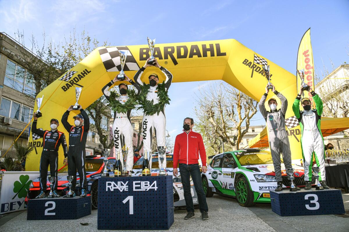 Luca Pedersoli in meta: vittoria al 54° Rallye Elba - 