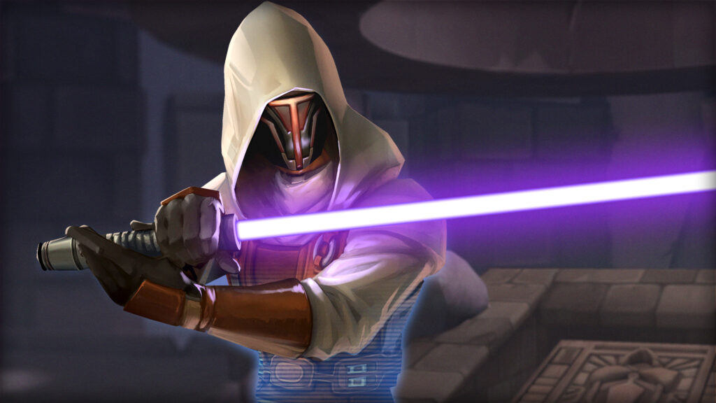 Immagine di Revan cavaliere Jedi, dal gioco Mobile Star Wars Galaxy of Heroes