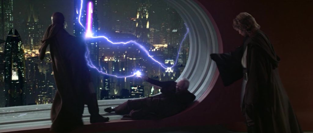 Gli istanti prima della morte di Mace Windu